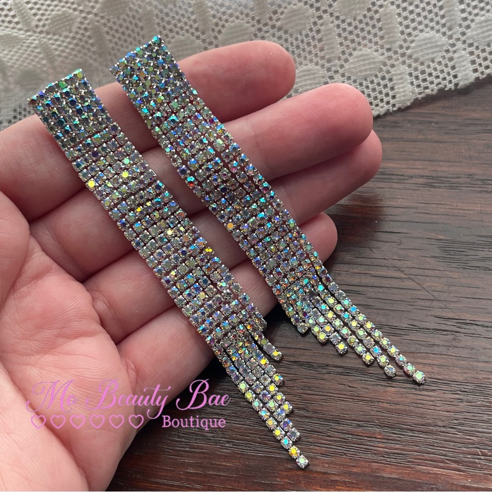 Iridescent Drop Earrings